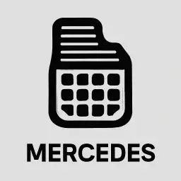 MERCEDES Fußmatten image