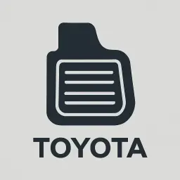 TOYOTA Gummifußmatten Bild