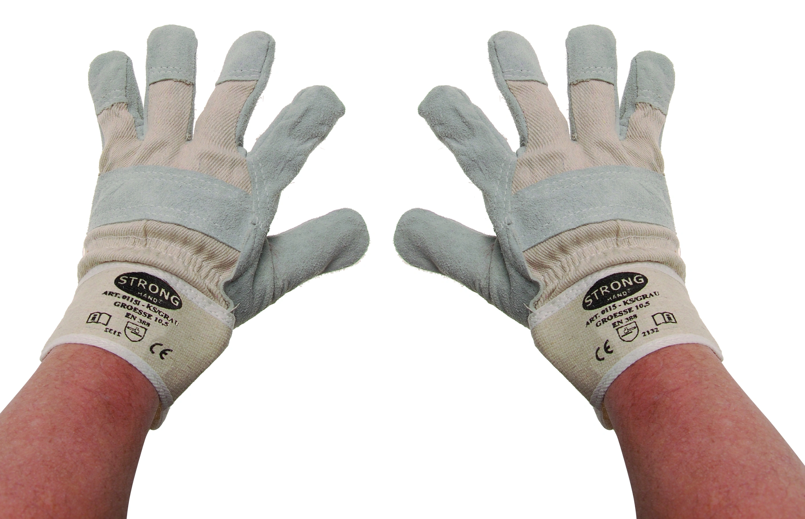 Arbeitshandschuhe Herren Leder image