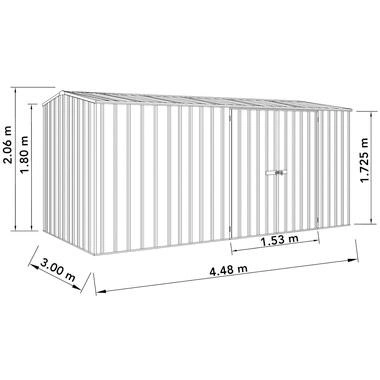 Metal Tool Shed Xxl Anthrazit image