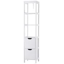 Schrank mit 2 Schubladen und 3 offenen Regalen