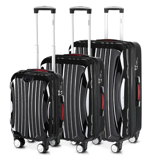 "Hartschalenkoffer-Set Ikarus schwarz M/L/XL image"