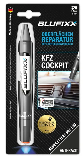 "Cockpit-Reparaturstift 5 g - inklusive blauem LED-Licht - anthrazit image"