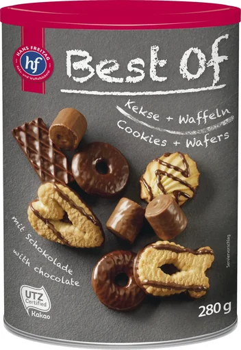 "Dose „Best of Kekse und Waffeln“, 2er-Set, 2 x 280 g image"