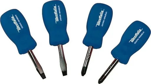 "Kurz-Schraubendreher Satz, Flach- und Kreuzschlitz, 4 tlg. image"