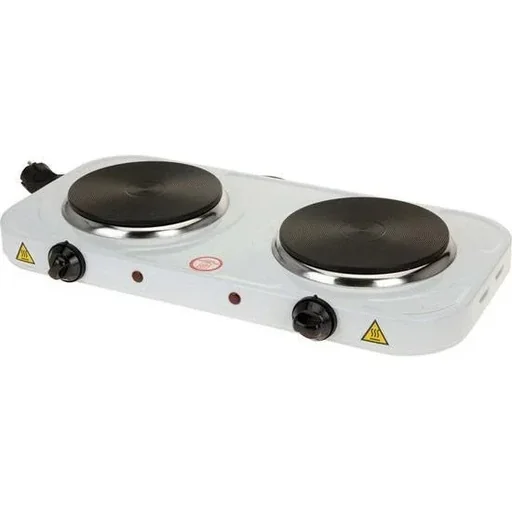 "Excellent Electrics Elektroherd - 2x 1000W - Weiß image"