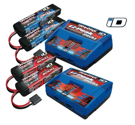 "Ladegerät DUAL EZ-Peak Plus 2972G + 2x 3S Lipo 5000 mAh 2872X EU-Version image"