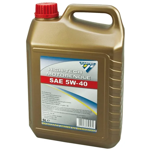 "Motorenöl High-Tech 5W-40- synthetisch 5 Liter image"
