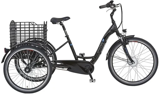 "E-Bike-Dreirad, 24/26 Zoll, Rahmenhöhe 46 cm, 3-Gang Nabenschaltung, schwarz, CARGO 3R 20.ESL.10 image"