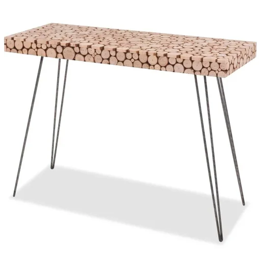 "Wandtisch 100,5x36,8x75 cm aus echtem Kiefernholz image"