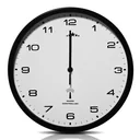 Wanduhr Radio Ø 31cm - schwarz