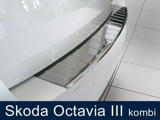"Ladekantenschutz Skoda Rapid / Edelstahl, Baujahr 2012-2015, FL 2015> image"