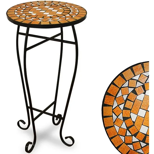 "Mosaik-Tisch - 62 x 34 cm - braun image"