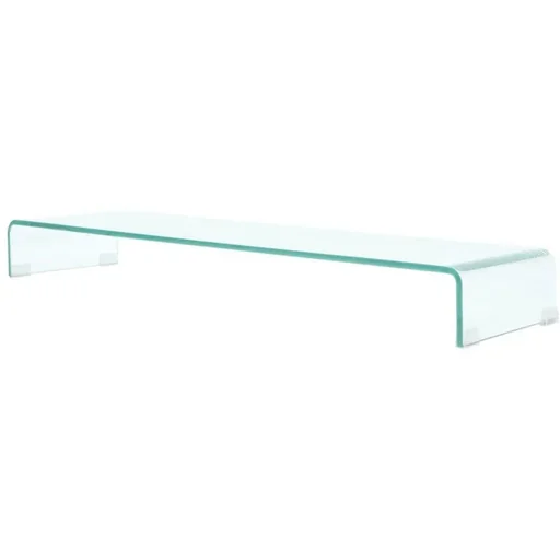 "Transparenter TV-Schrank/Monitorständer 110x30x13 cm Glas image"