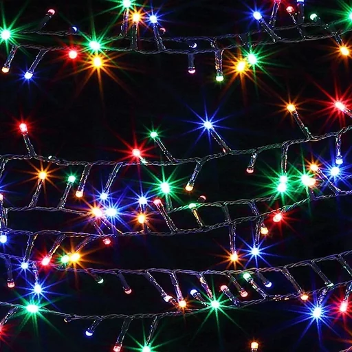 "LED-Weihnachtsbeleuchtung 14m mit 700 LEDs für den Innen- und Außenbereich Multicolor inkl. Fernbedienung image"