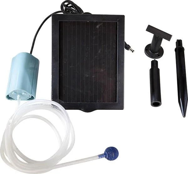 Solar Teichbelüfter, 100 l/Std. - Komplett Set