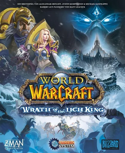 "Gesellschaftsspiel World of Warcraft Wrath of the Lich King (Ein Brettspiel mit dem Pandemic-System) image"