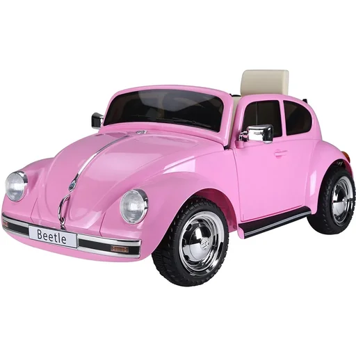 "Kinderauto von Volkswagen Beetle Kinderfahrzeug Elektroauto mit MP3 Licht Musik Kunststoff Metall 108,5 x 63 x 51,5 cm image"