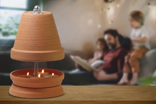 "Teelichtofen inklusive 4 Teelichter image"