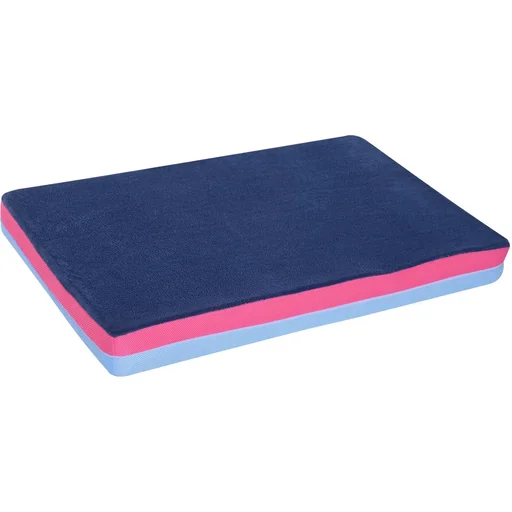 "Hundebett Hundekissen Wendekissen Hundedecke für Haustiere Memory Foam Blau 88 x 56 x 10 cm image"