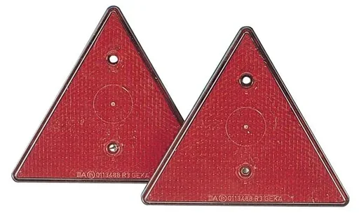 "Dreieck Rückstrahler 2er Set für alle Arten von Anhängern / Zubehör image"