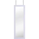 Spiegelschrank Schmuckschrank mit Innenspiegel ausklappbare Wandspiegel höhenverstellbar Weiß