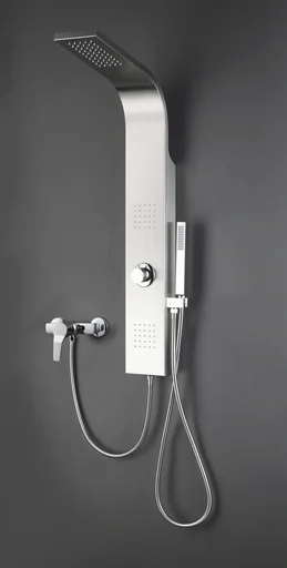 "Duscharmatur Einhand-Brausearmatur aus rostfreiem Edelstahl G 1/2 individuell einsetzbar image"