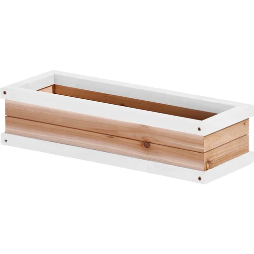"Blumenkasten Braun/weiß image"