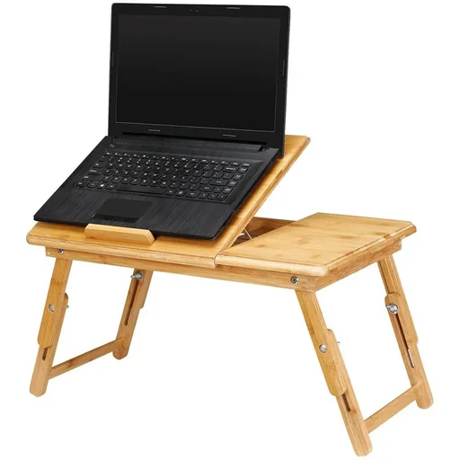 "Laptop-Tisch klappbar - Bambus - Betttisch image"
