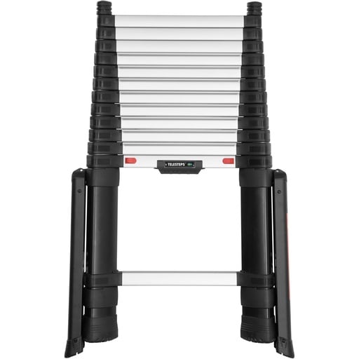 "Teleskop-Anlegeleiter, PrimeLine, 4,1 Meter, mit Stabilisator image"