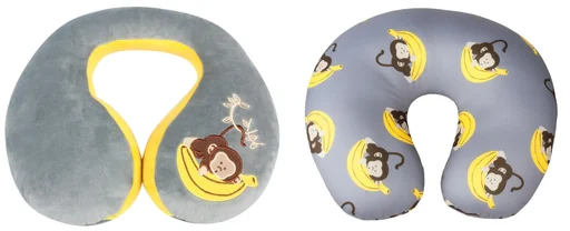 "Nackenrolle, Nackenhörnchen Monkey, Grau, ab 5 Jahre image"