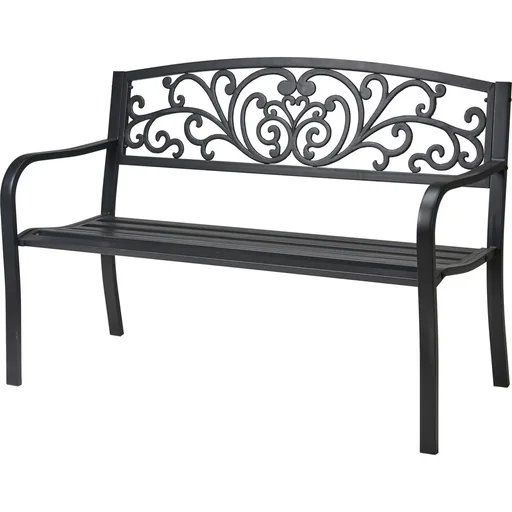 "Pro Garden Gartenbank -127 x 60 cm - Metall image"