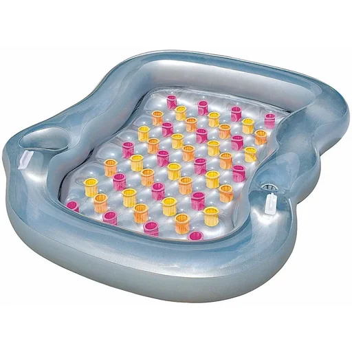 "Lounge-Luftmatratze - Für 2 Personen - Mit Ablagefächern für Getränke 216 x 178 cm image"