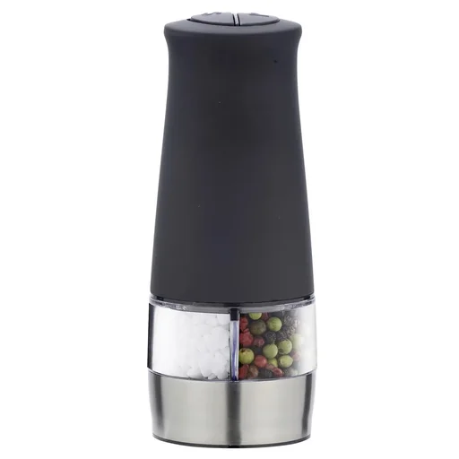 "2 in 1 Elektrische Mühle mit Licht, Schwarz image"