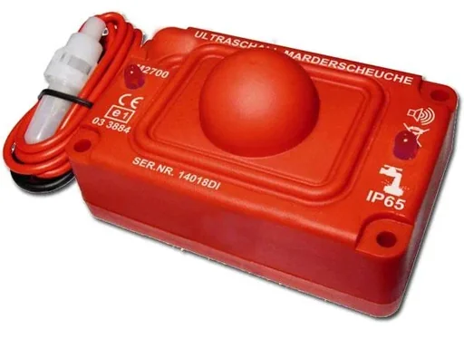 "Sinus Ultraschall Marderabwehr mit 360° Winkelradius wasserdicht image"