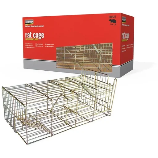 "Pest-Stop Metall-Rattenfalle - 375 x 185 x 160 mm image"