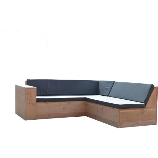 "Lounge-Set aus robustem Douglas-Holz-Ecksofa 200/200 cm image"