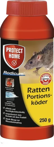 "Ratten Portionsköder Rodicum - 250 g image"
