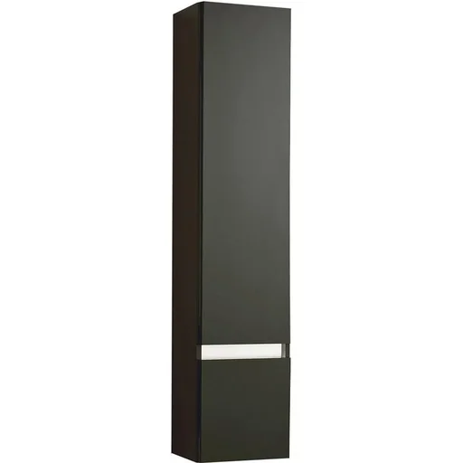 "Stripe Bade Hoher Schrank rechts 35x156cm schwartz image"