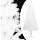 Weihnachtsbaum mit Ständer 210 cm PE weiß