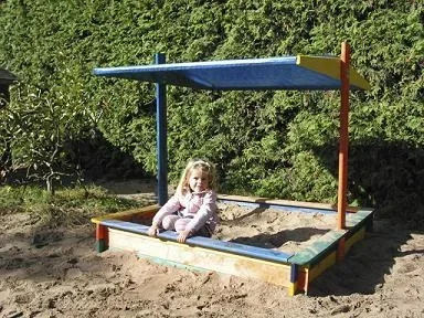 "Sandkasten "Nadine" 140 mit Sonnensegel image"