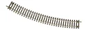 12 Stück Gebogenes Gleis R4, Radius 481,2 mm, Bogenwinkel 30°
