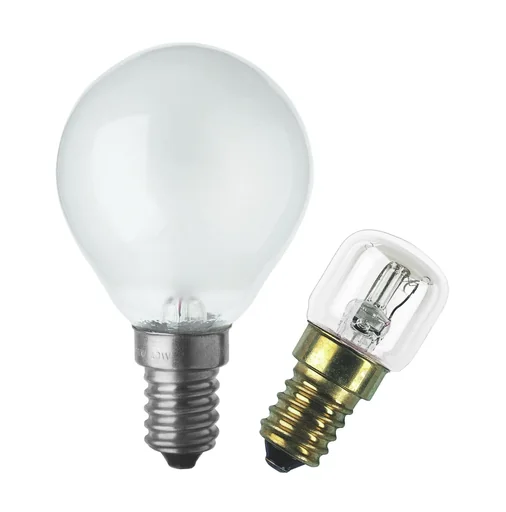 Ofenlampe T Kolben 15W klar 230V E14 300 Grad