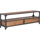 TV-Schrank mit 2 Schubladen 120x30x40 cm Kiefer massiv