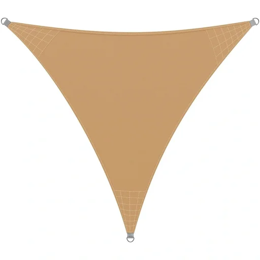 "Schattentuch Oxford Dreieck 5x5x5m Sand image"