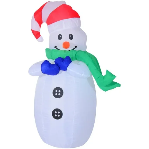"LED Schneemann aufblasbar Weihnachtsdeko beleuchtet image"