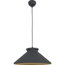 Hängeleuchte Deckenlampe Deckenstrahler Industrie Vintage E27 40W Metall schwarz ?37 x H14,5 cm (ohne Birne)