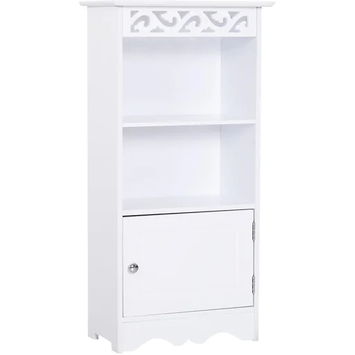 "Schrank mit dezenter Verzierung weiß image"