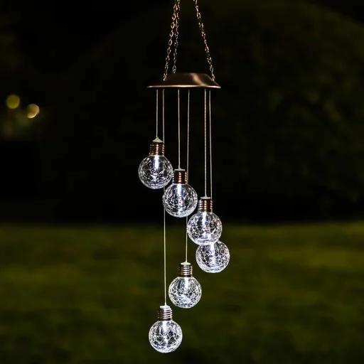 "LED Solar Leuchten mit warm weißen Licht image"