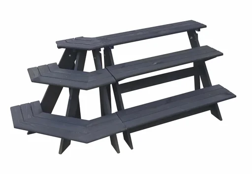 "Blumentreppe "Anja" mit Eckelement, anthrazit image"